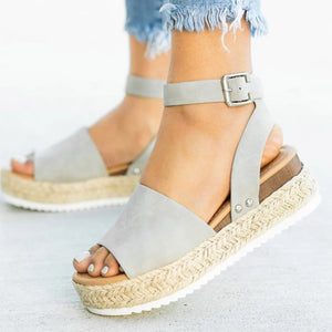 Women Sandals Plus Size Wedges Shoes For Women High Heels Sandals Summer Shoes 2019 Flip Flop Chaussures Femme Platform Sandals